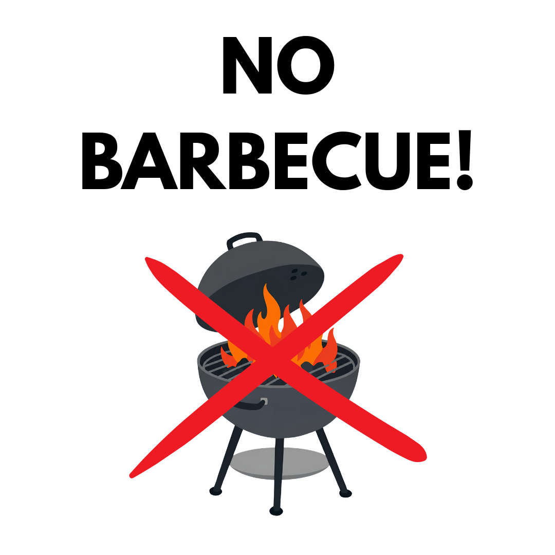 No barbecue